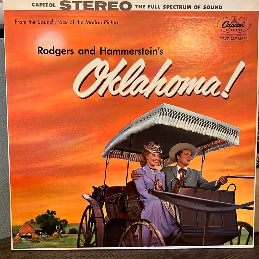 Oklahoma! Rodgers And Hammerstein Musical Capitol Records Vintage Vinyl 12"